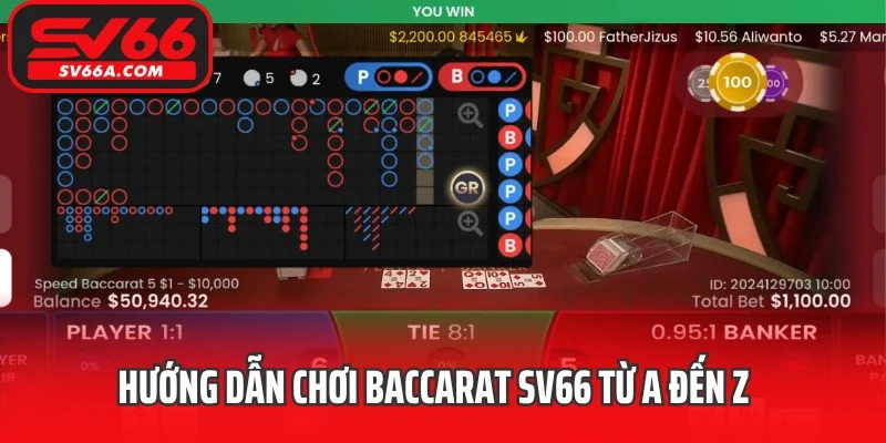 Hướng dẫn chơi baccarat SV66 từ A đến Z